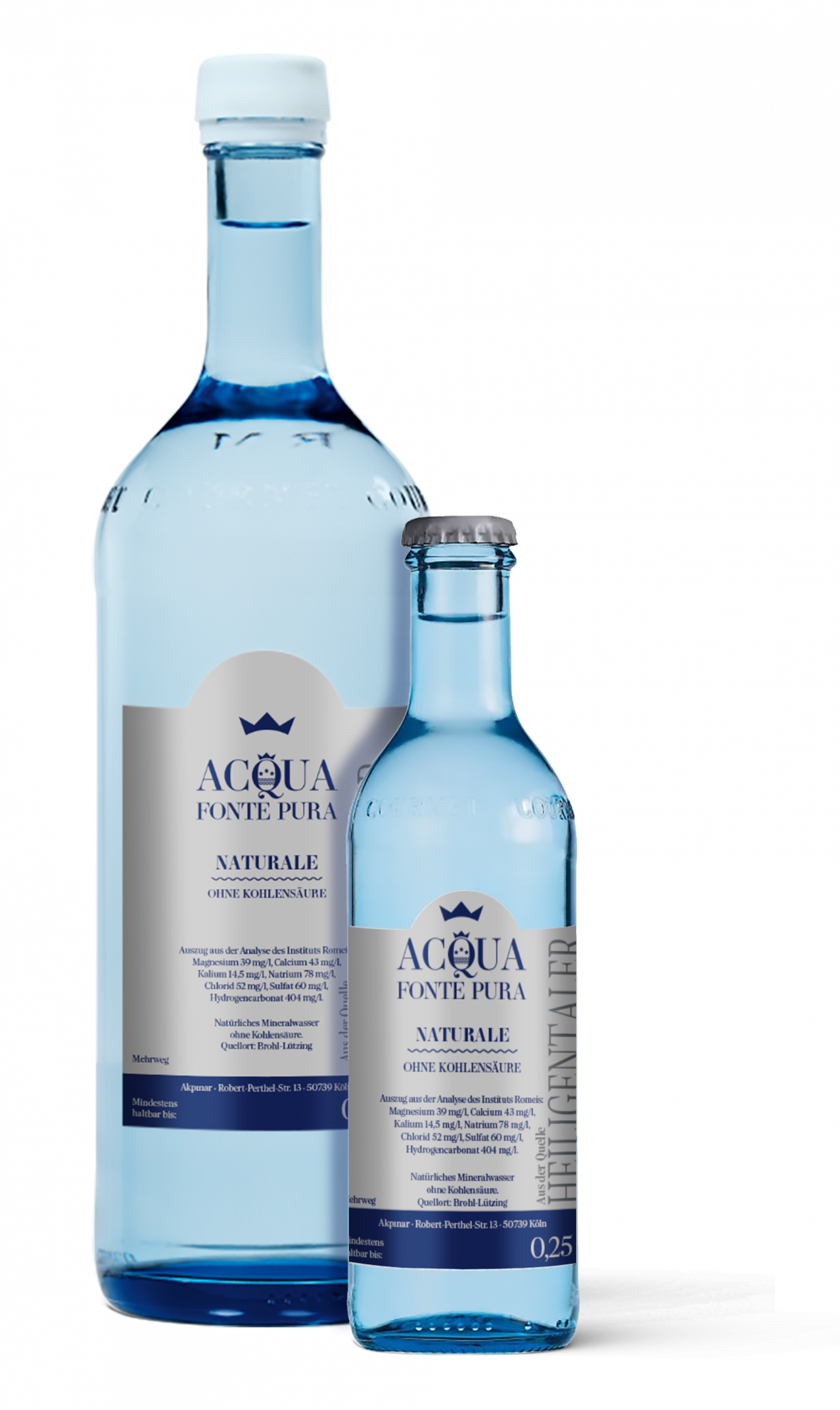 Premiumwasser mit italienischem Flair für die Gastronomie.