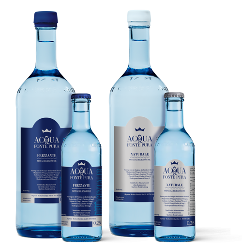 Premiumwasser mit italienischem Flair für die Gastronomie.